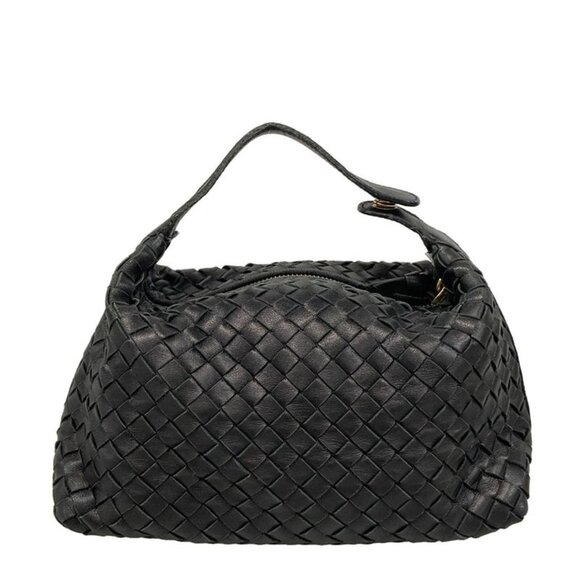 Bottega Veneta Handbag Intrecciato Black Leather - Picture 3 of 15